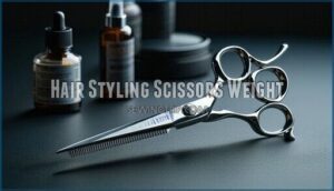 hair styling scissors weight