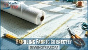 handling fabric correctly