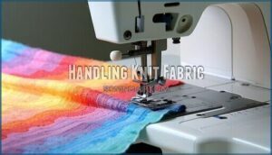 handling knit fabric