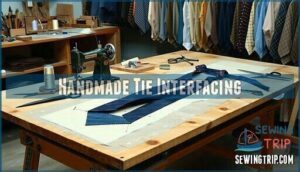 handmade tie interfacing