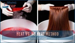 heat vs. no heat method