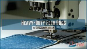 heavy-duty feed dogs