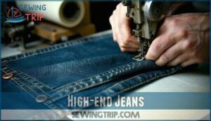 high-end jeans