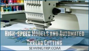 high-speed models and automated thread cutting