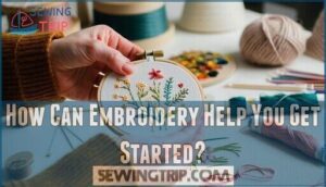 how can embroidery help you get started