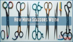 how much scissors weigh