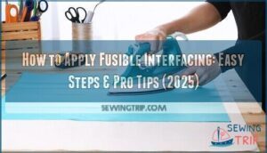 how to apply fusible interfacing