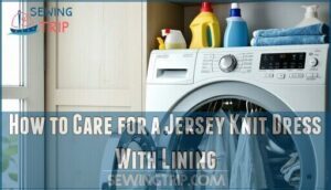 how to care for a jersey knit dress with lining