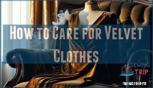 how to care for velvet clothes