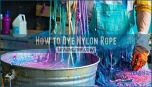 how to dye nylon rope