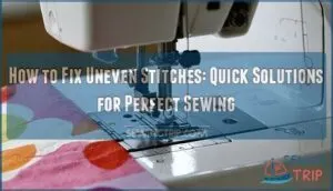 how to fix uneven stitches