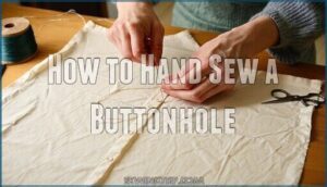 how to hand sew a buttonhole