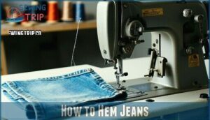how to hem jeans