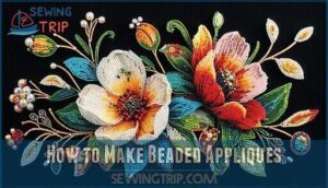 how to make beaded appliques