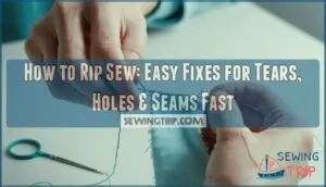how to rip sew