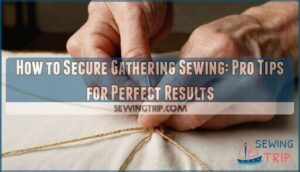 how to secure gathering sewing