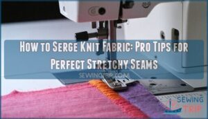 how to serge knit fabric?