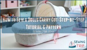 how to sew a dolls carry cot