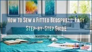how to sew a fitted bedspread