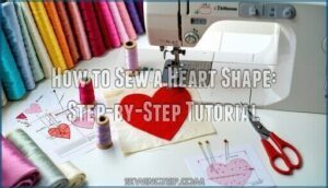 how to sew a heart shape: step-by-step tutorial