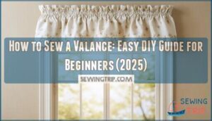 how to sew a valance
