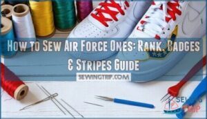 how to sew air force ones