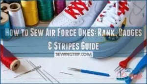 how to sew air force ones