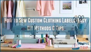 how to sew custom clothing labels