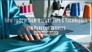 how to sew silk