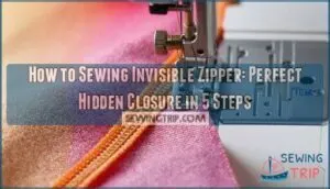 how to sewing invisible zipper