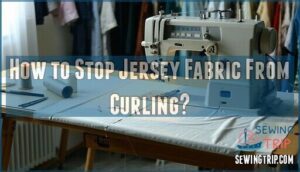 how to stop jersey fabric from curling