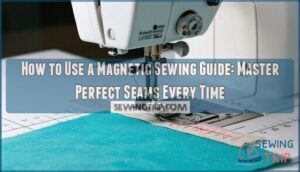 how to use a magnetic sewing guide