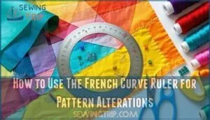 how to use the french curve ruler for pattern alterations
