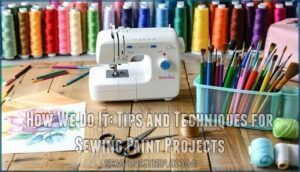 how we do it: tips and techniques for sewing paint projects