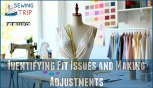 identifying fit issues and making adjustments