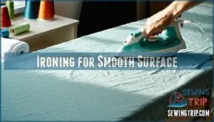 ironing for smooth surface