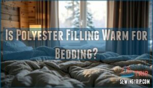 is polyester filling warm for bedding