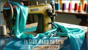 is silk hard to sew