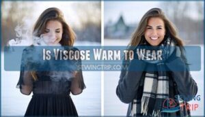 is viscose warm to wear