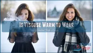 is viscose warm to wear