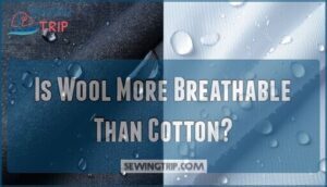 is wool more breathable than cotton