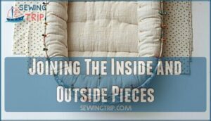 joining the inside and outside pieces