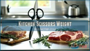 kitchen scissors weight