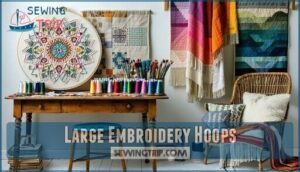 large embroidery hoops