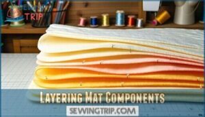 layering mat components