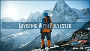 layering with polyester