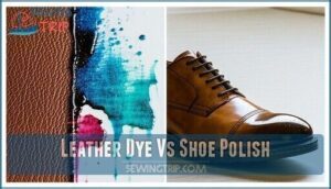 leather dye vs shoe polish