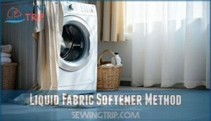 liquid fabric softener method