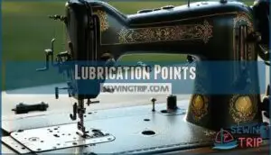 lubrication points