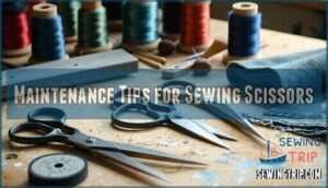 maintenance tips for sewing scissors